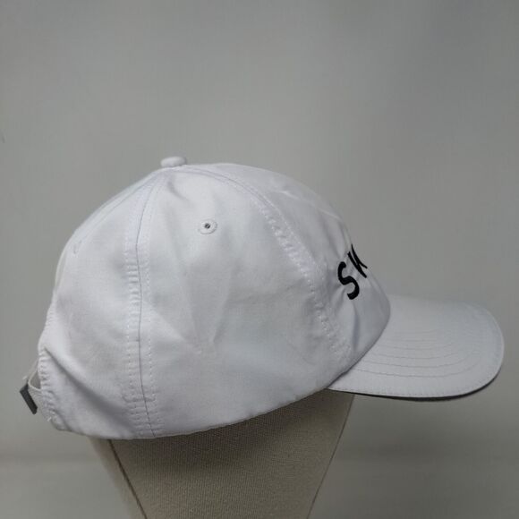 Sweat St. Pete Strapback Hat White One Size Embroidered 6 Panel Core 365 - Picture 5 of 9